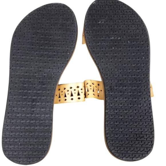 Billabong Women’s Tan Tribal Cut Out Double Strap Slip on Summer Sandals - Picture 8 of 8